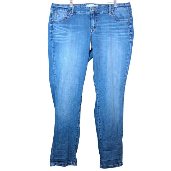torrid Denim - Torrid Womens Jeans Blue Denim Mid Rise Straight Leg Stretch 18R